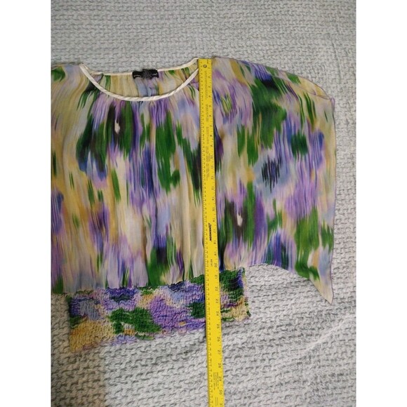 Isabel Rodriguez cold shoulder wide sleeve top Boho Sheer - Picture 7 of 9